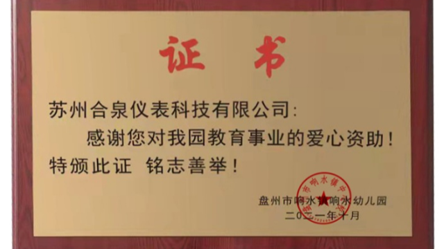 合泉儀表千里貴州送溫暖，弘揚(yáng)慈善<i style='color:red'>公益</i>共成長(zhǎng)